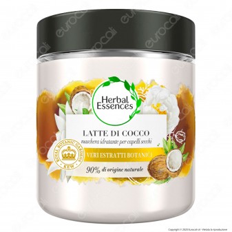 Herbal Essences Maschera Capelli Secchi Idratante al Latte di Cocco -