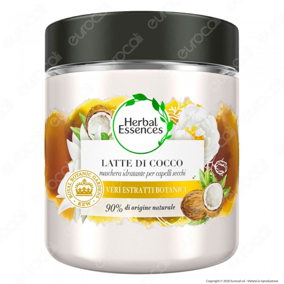 Herbal Essence Maschera Idratante Capelli Latte di Cocco - Confezione da 250ml