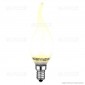 Immagine 2 - Life Serie Fiamma Lampadina LED E14 4W Candela Filamento in Vetro