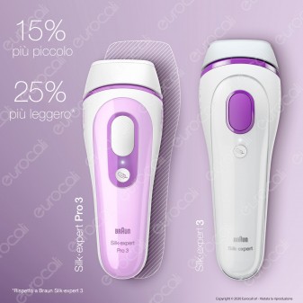 Braun Silk-Expert Pro 3 Epilatore a Luce Pulsata PL3011 con Custodia