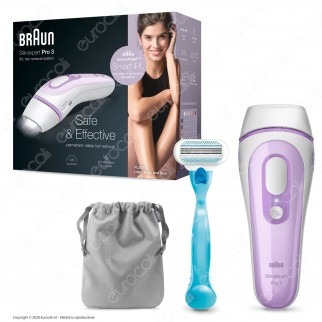 Braun Silk-Expert Pro 3 Epilatore a Luce Pulsata PL3011 con Custodia