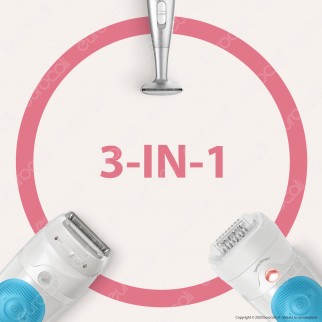 Braun Silk-épil 5 Wet&Dry SE5-810 con 4 Accessori e Bikini Styler