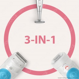 Braun Silk-épil 5 Wet&Dry SE5-810 con 4 Accessori e Bikini Styler