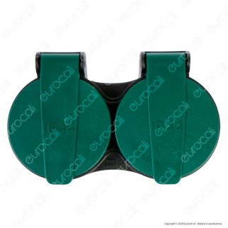 V-Tac VT-1102-2 Multipresa IP44 2 Posti con Prese Schuko da Giardino