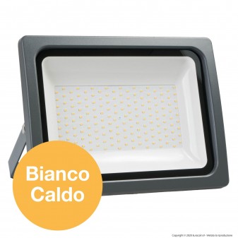 Life Electronics Faretto Grigio LED SMD 150W Uso Esterno IP65 - Mod