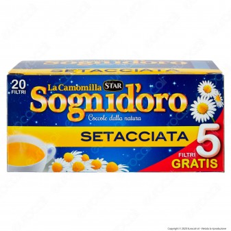 Star Sogni D'oro La Camomilla Setacciata - Confezione da 20 Filtri