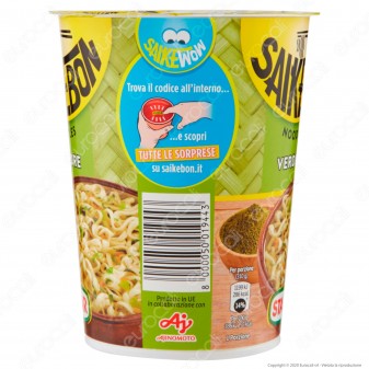 Star Saikebon Noodles al Gusto di Verdure Pronti in 3 Minuti - Cup da