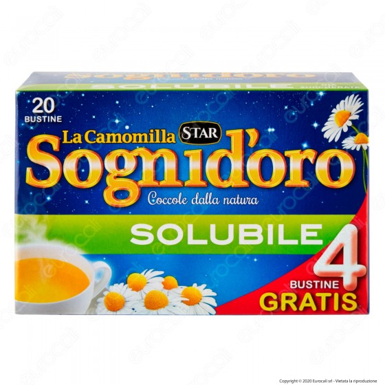 Star Sogni D'oro La Camomilla Solubile - Confezione da 20 Bustine Star Sogni D'oro La Camomilla Solubile - Confezione da 20 Bustine