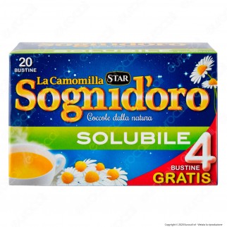 Star Sogni D'oro La Camomilla Solubile - Confezione da 20 Bustine