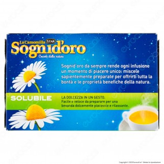 Star Sogni D'oro La Camomilla Solubile - Confezione da 20 Bustine