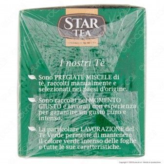 Star Tea Tè Verde Delicato e Rinfrescante - Confezione da 25 Filtri