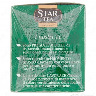 Star Tea Tè Verde Delicato e Rinfrescante - Confezione da 25 Filtri