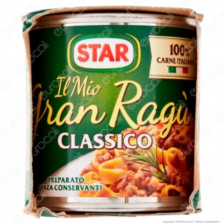 Star Il Mio Gran Ragù Classico Sugo Pronto con Pomodoro e Carne