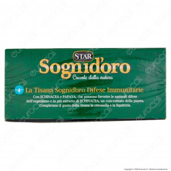 Sogni D'oro Tisana Difese Immunitarie con Echinacea e Papaya -