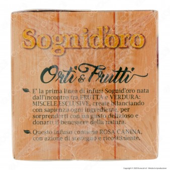 Star Sogni D'Oro Orti & Frutti Infuso al Gusto di Cocco Zucca Cardamomo e Rosa Canina - Confezione da 20 Filtri