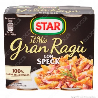Star Gran Ragù con Speck - 2 lattine da 180g [TERMINATO]