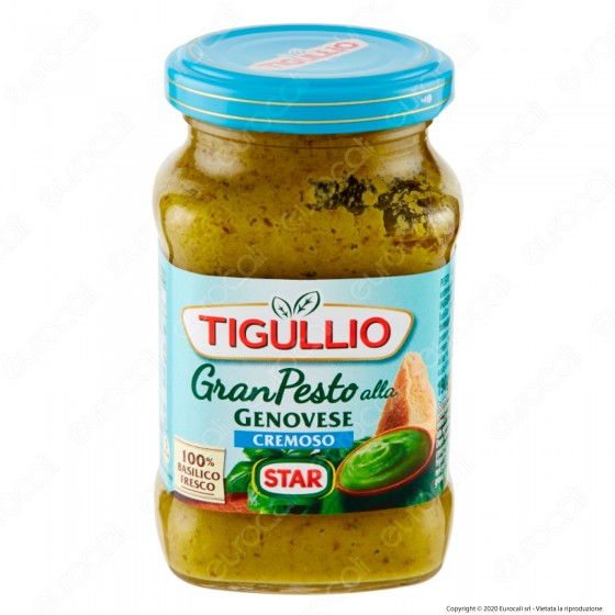 Tigullio Gran Pesto alla Genovese Cremoso - Vasetto da 190g Tigullio Gran Pesto alla Genovese Cremoso - Vasetto da 190g