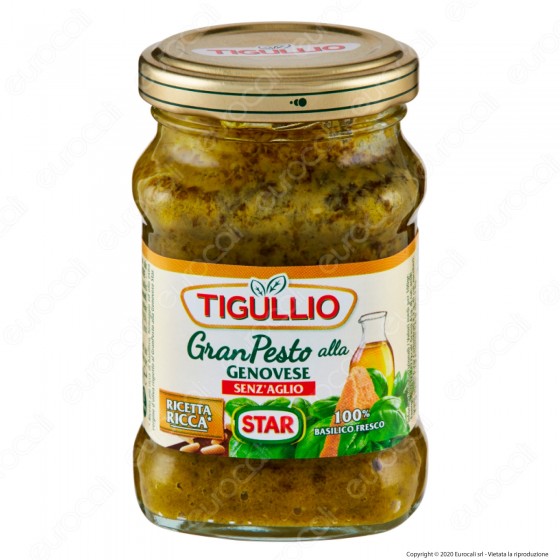 Tigullio Star Gran Pesto alla Genovese Senza Aglio Senza Glutine Tigullio Star Gran Pesto alla Genovese Senza Aglio Senza Glutine