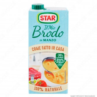 Star Il Mio Brodo Pronto di Manzo Con Meno Sale - Confezione da 1