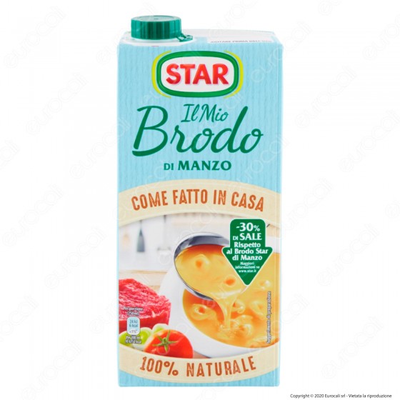 Star Il Mio Brodo Pronto di Manzo Con Meno Sale - Confezione da 1 Star Il Mio Brodo Pronto di Manzo Con Meno Sale - Confezione da 1