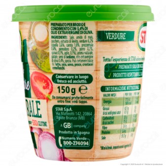 Star Il Mio Brodo Granulare di Verdure - Barattolo da 150g [TERMINATO]