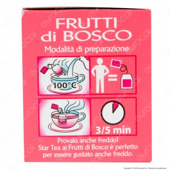 Star Tea Tè Frutti di Bosco - Confezione da 25 Filtri