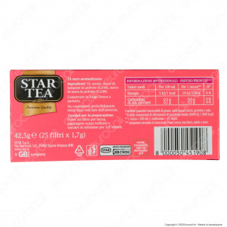 Star Tea Tè Frutti di Bosco - Confezione da 25 Filtri