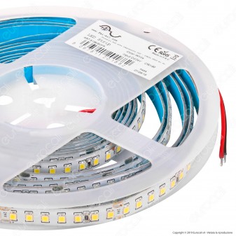 FAI Striscia LED 2835 Monocolore 140 LED/metro 24V IP65 CRI≥90 -