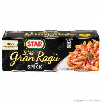 Star Il Mio Gran Ragù con Speck Sugo Pronto con Pomodoro - 3 Lattine