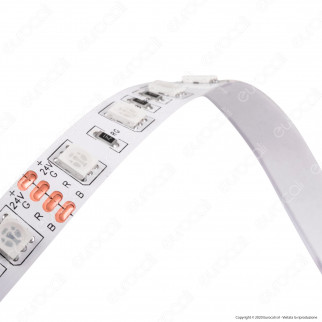 V-Tac VT-5050-60 Striscia LED SMD 5050 24V Multicolore RGB