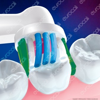 Oral-B 3D White Testine di Ricambio per Spazzolino Elettrico -
