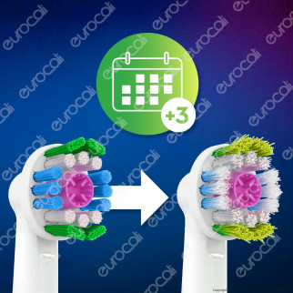 Oral-B 3D White Testine di Ricambio per Spazzolino Elettrico -