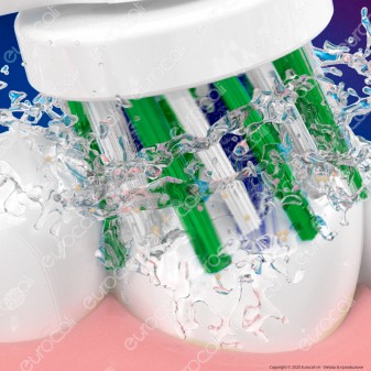 Oral-B CrossAction Testine di Ricambio per Spazzolino Elettrico -