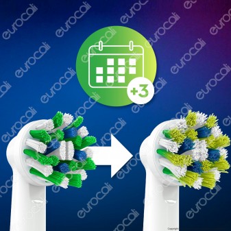 Oral-B CrossAction Testine di Ricambio per Spazzolino Elettrico -
