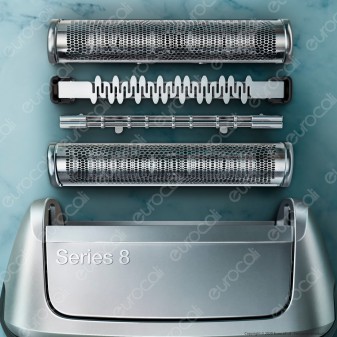 Braun Rasoio Elettrico da Barba Uomo Braun Serie 8 Wet&Dry 8365cc con