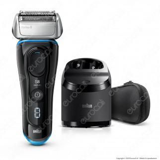 Braun Rasoio Elettrico da Barba Uomo Braun Serie 8 Wet&Dry 8365cc con