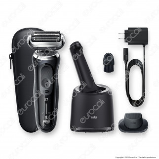 Braun Rasoio Elettrico da Barba Uomo Braun Serie 7 Wet&Dry N7200cc