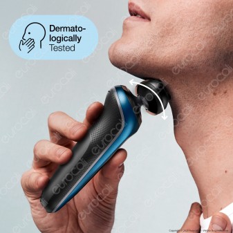 Braun Rasoio Elettrico da Barba Uomo Braun Serie 6 Wet&Dry 60-B7200cc