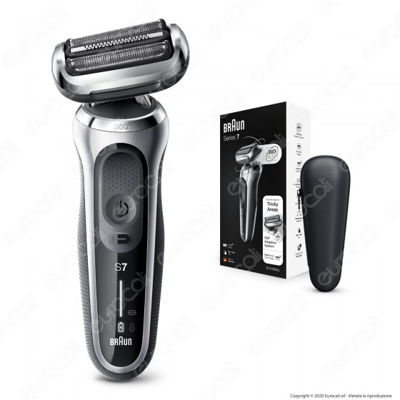 Braun Rasoio Elettrico da Barba Uomo Braun Serie 7 Wet&Dry 70-S1000s Braun Rasoio Elettrico da Barba Uomo Braun Serie 7 Wet&Dry 70-S1000s