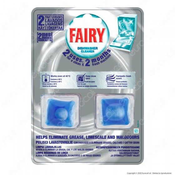 Fairy Curalavastoviglie Additivo per Pulizia Lavastoviglie - Fairy Curalavastoviglie Additivo per Pulizia Lavastoviglie -