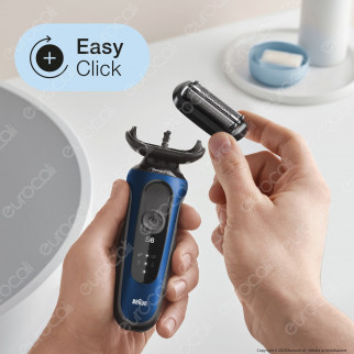 Braun Rasoio Elettrico da Barba Uomo Braun Serie 6 Wet&Dry 60-B1000s