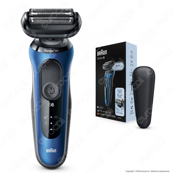 Braun Rasoio Elettrico da Barba Uomo Braun Serie 6 Wet&Dry 60-B1000s Braun Rasoio Elettrico da Barba Uomo Braun Serie 6 Wet&Dry 60-B1000s