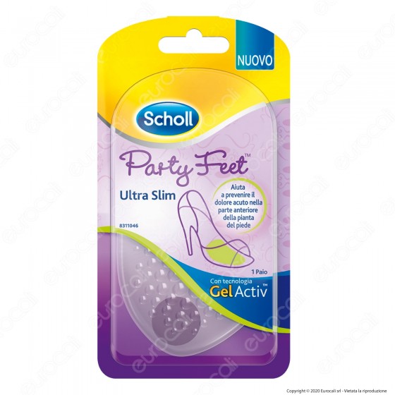 Scholl Solette Party Feet Ultra Slim Gel Activ Donna Invisibili Scholl Solette Party Feet Ultra Slim Gel Activ Donna Invisibili