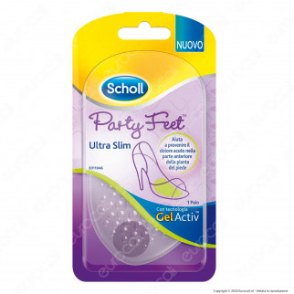 Scholl Solette Party Feet Ultra Slim Gel Activ Donna Invisibili