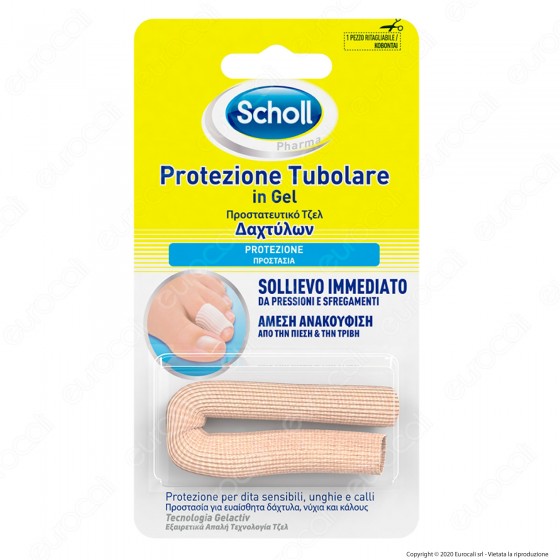 Scholl Protezione Tubolare in Gel - Confezione con 1 Pezzo Scholl Protezione Tubolare in Gel - Confezione con 1 Pezzo