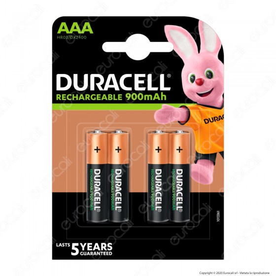 Duracell Ultra Precharged 900mAh Pile Ricaricabili Ministilo AAA - Duracell Ultra Precharged 900mAh Pile Ricaricabili Ministilo AAA -