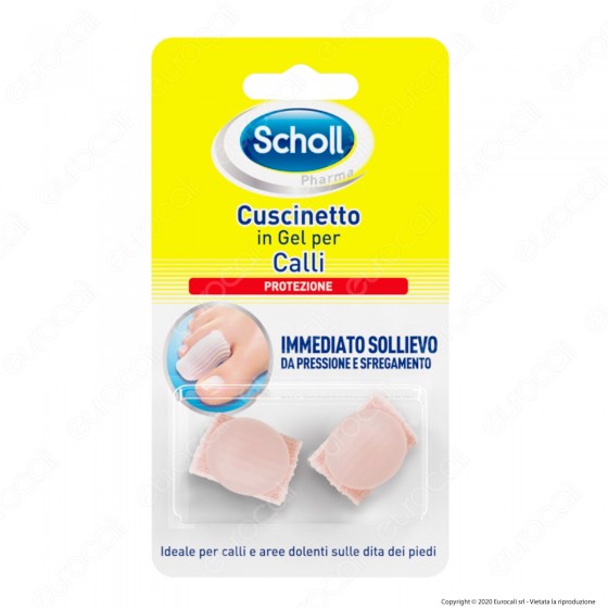 Scholl Cuscinetto in Gel per Calli - Confezione con 2 Cuscinetti Scholl Cuscinetto in Gel per Calli - Confezione con 2 Cuscinetti