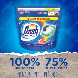 Dash All in 1 Pods Salvacolore Detersivo in Capsule - Confezione da