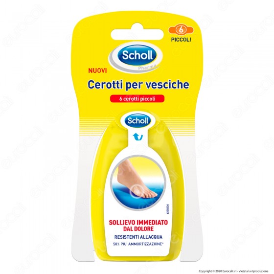 Scholl Cerotti per Vesciche Piccoli - Confezione da 6 cerotti