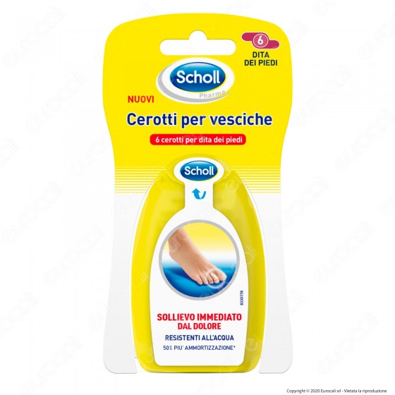 Scholl Cerotti per Vesciche Dita Dei Piedi - Confezione da 6 cerotti Scholl Cerotti per Vesciche Dita Dei Piedi - Confezione da 6 cerotti